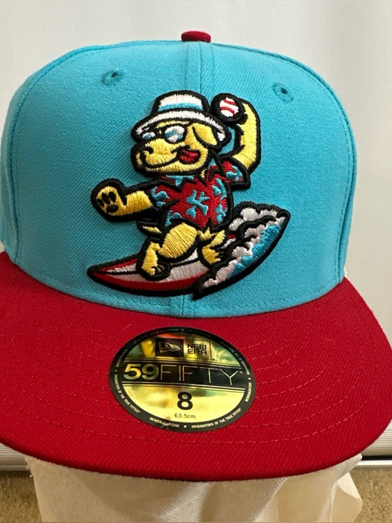 New Era Other - New Era 59Fifty Clearwater Threshers "Beach Dog" MiLB Club Fitted Hat Size 8